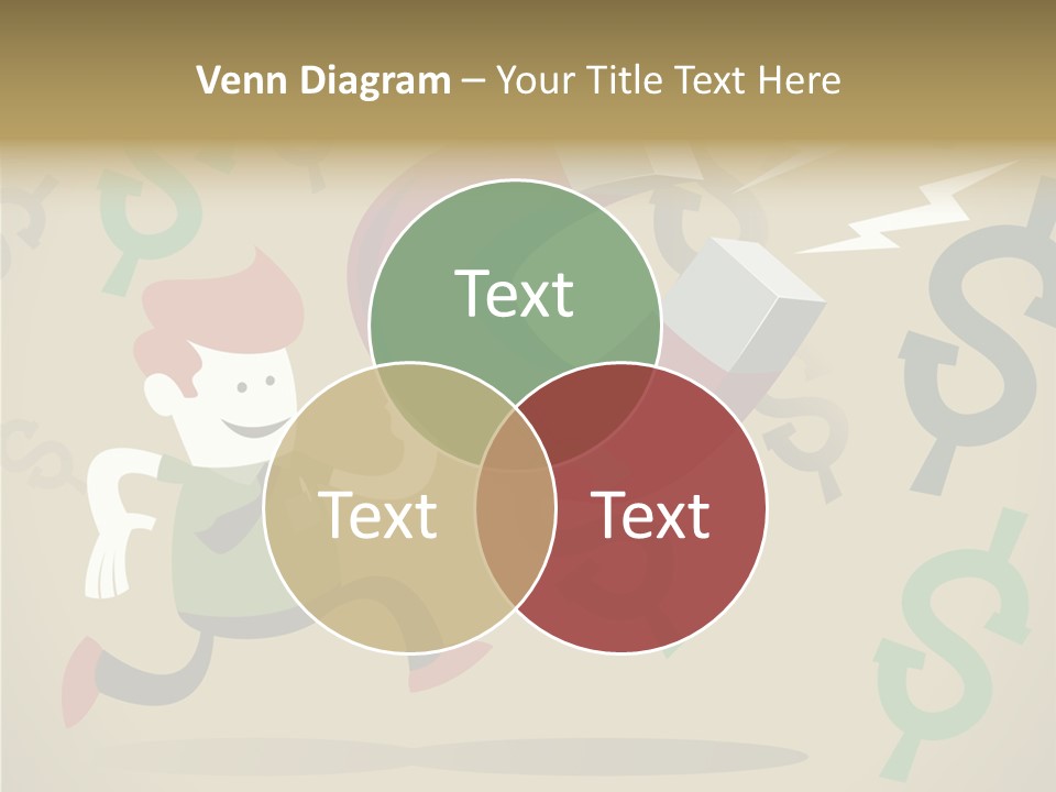 Cartoon Cash Dragnet PowerPoint Template