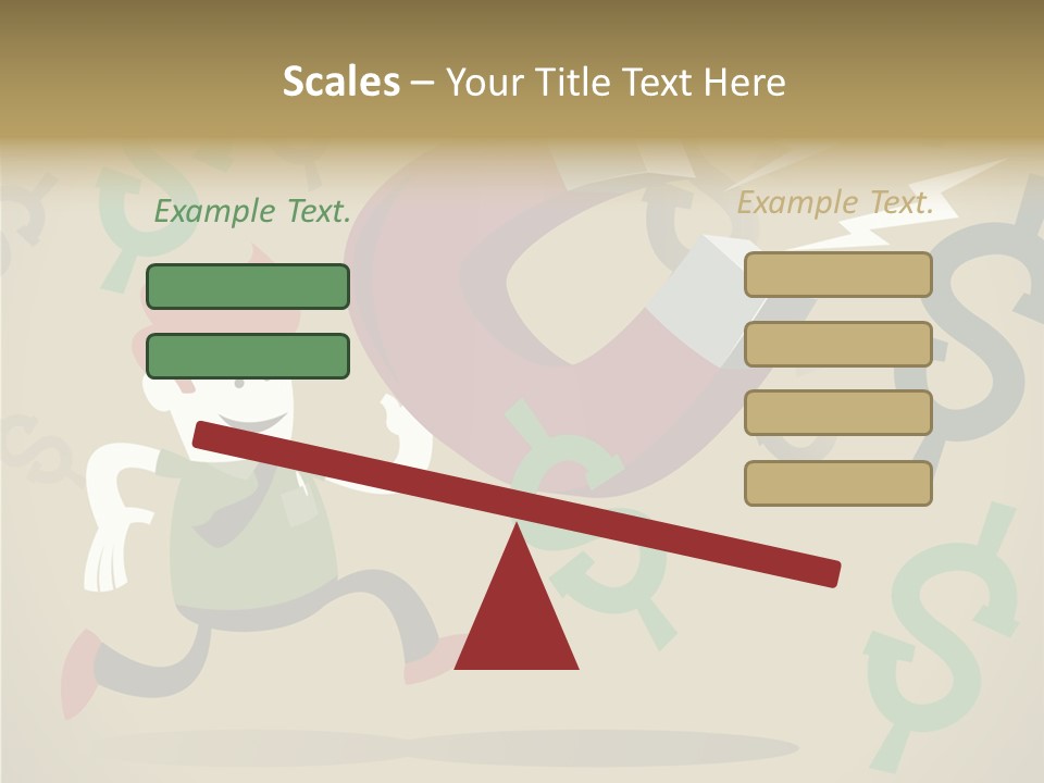 Cartoon Cash Dragnet PowerPoint Template