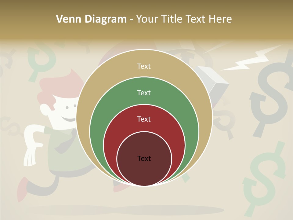 Cartoon Cash Dragnet PowerPoint Template