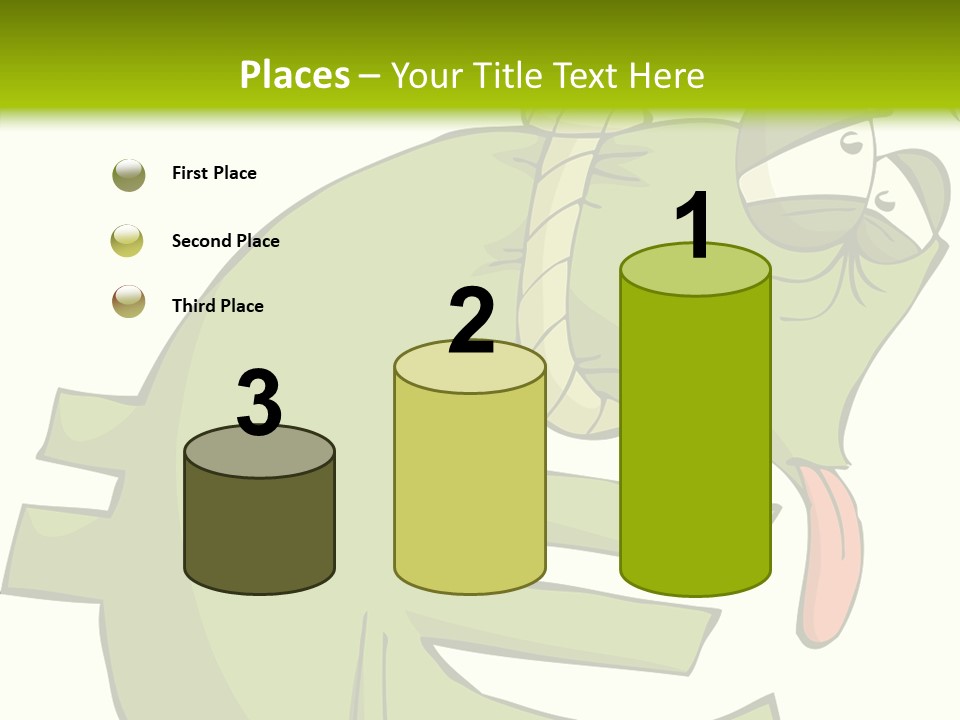 Rope Illustration Hang PowerPoint Template