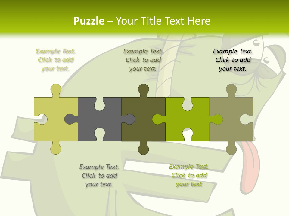 Rope Illustration Hang PowerPoint Template