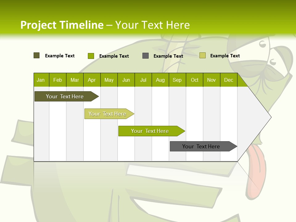 Rope Illustration Hang PowerPoint Template