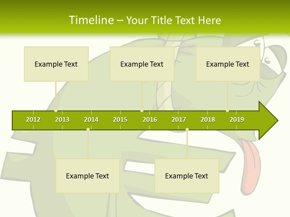 Rope Illustration Hang PowerPoint Template