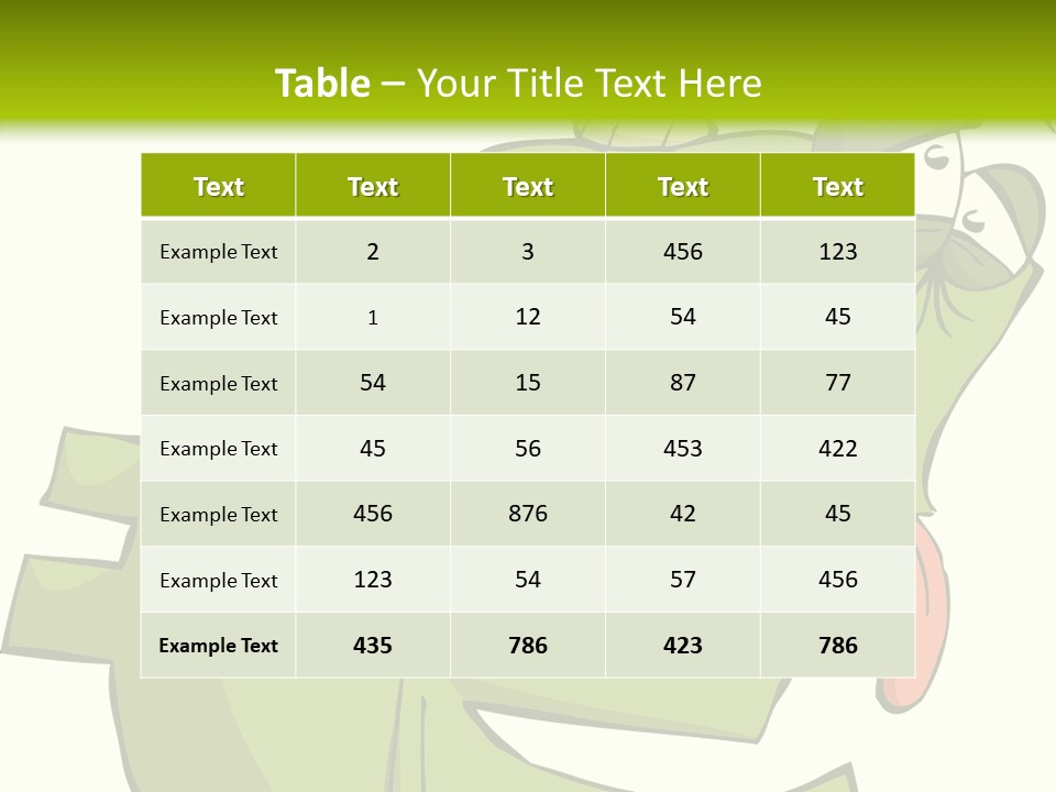 Rope Illustration Hang PowerPoint Template