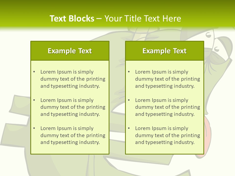 Rope Illustration Hang PowerPoint Template