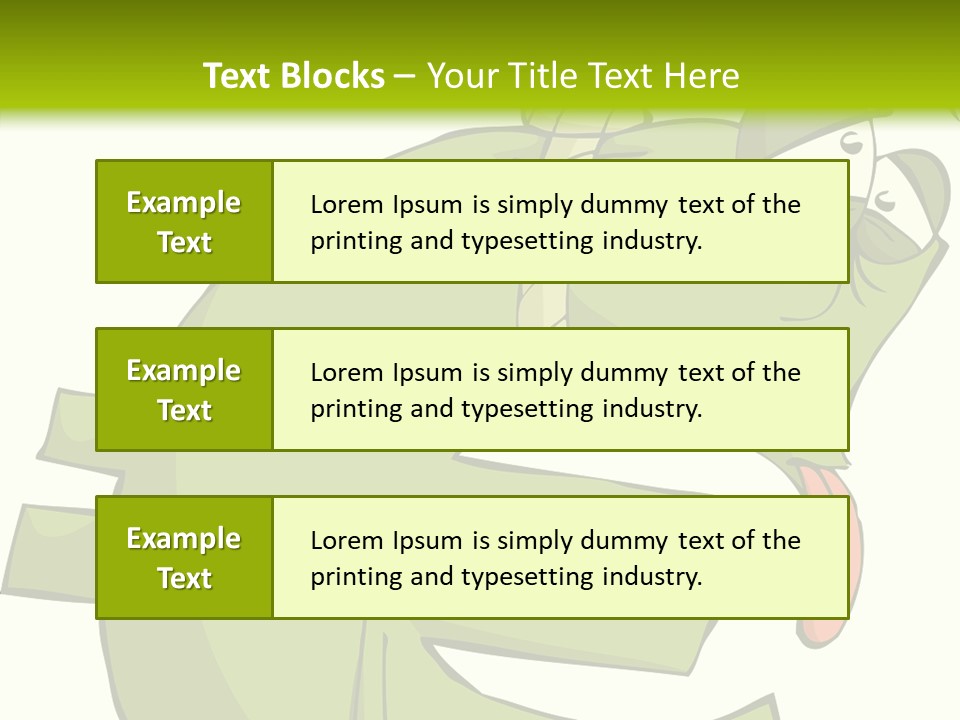 Rope Illustration Hang PowerPoint Template
