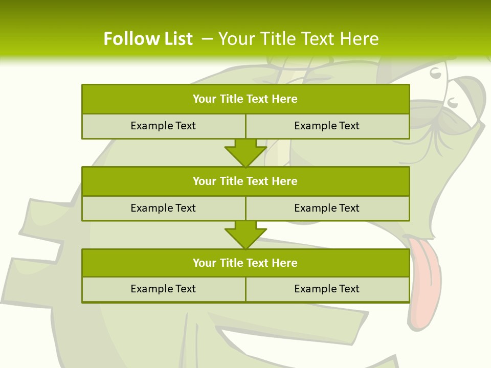 Rope Illustration Hang PowerPoint Template