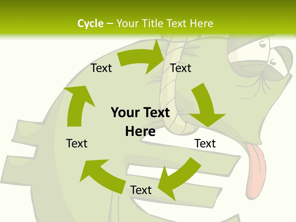 Rope Illustration Hang PowerPoint Template