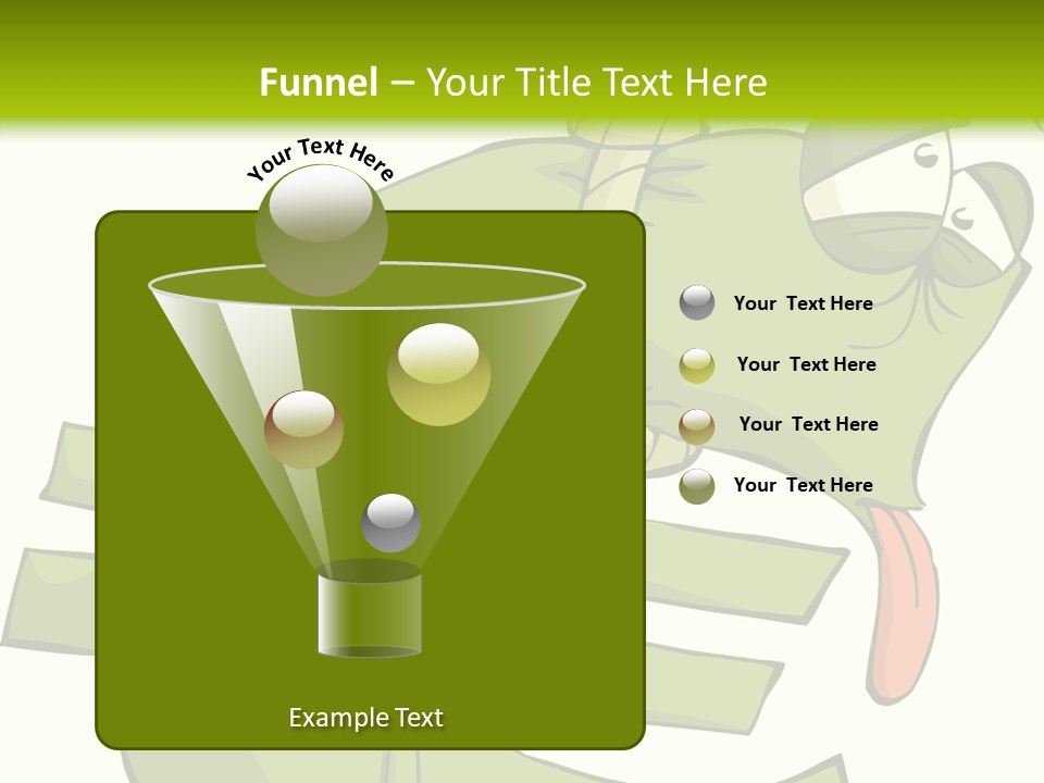 Rope Illustration Hang PowerPoint Template