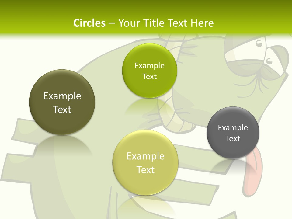 Rope Illustration Hang PowerPoint Template