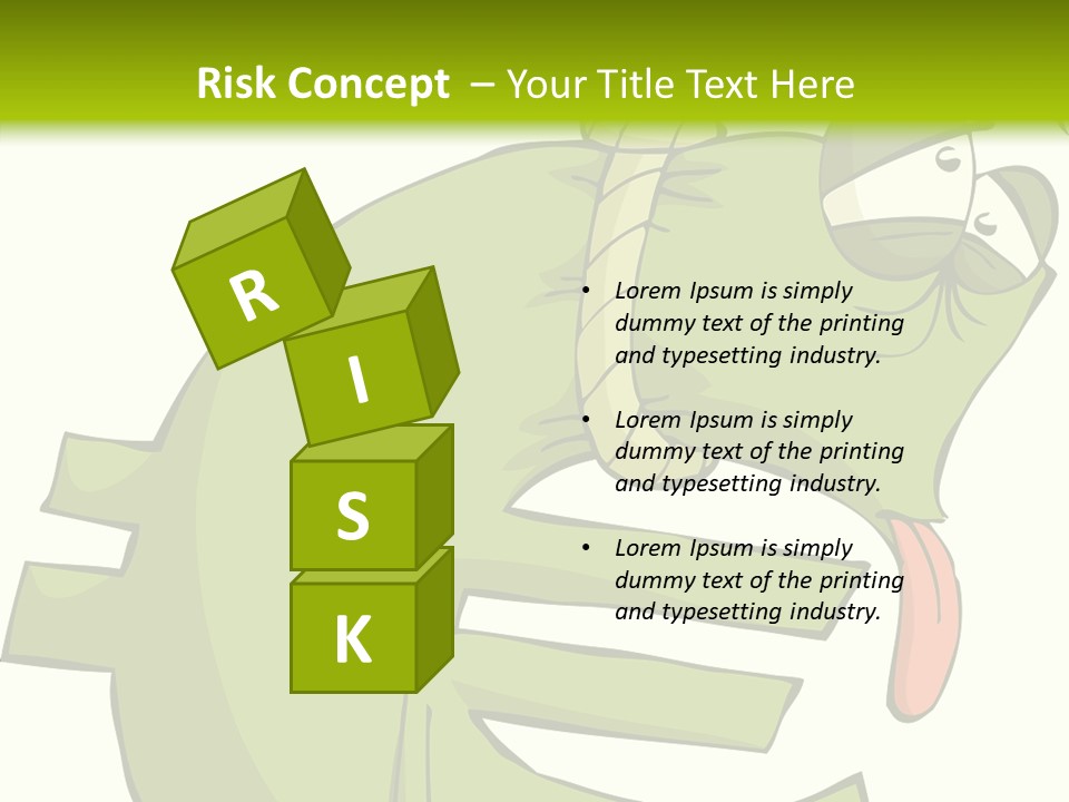 Rope Illustration Hang PowerPoint Template