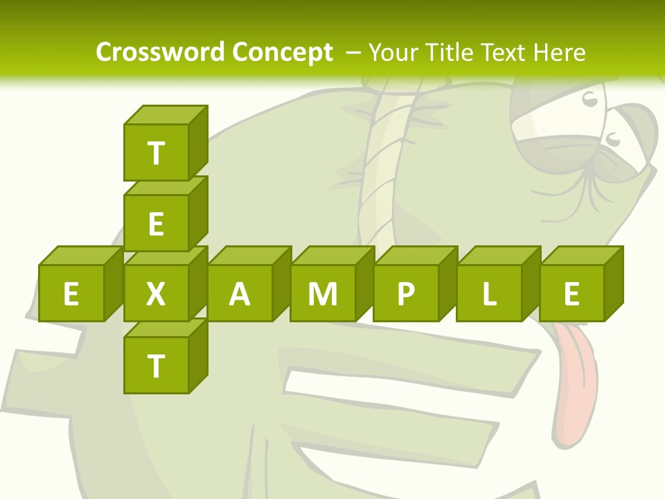 Rope Illustration Hang PowerPoint Template