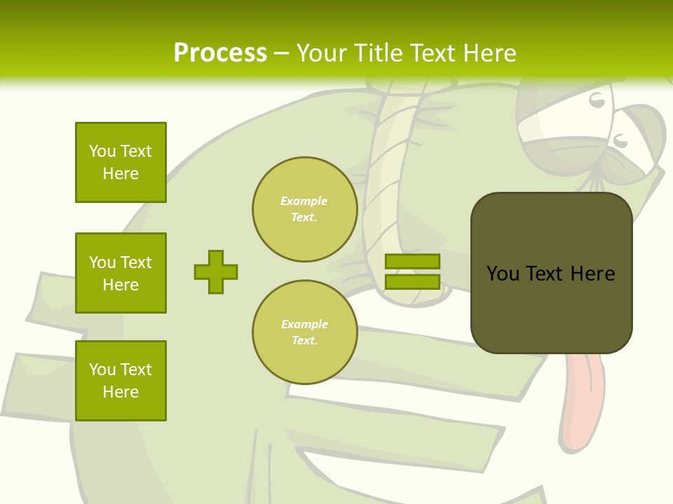Rope Illustration Hang PowerPoint Template