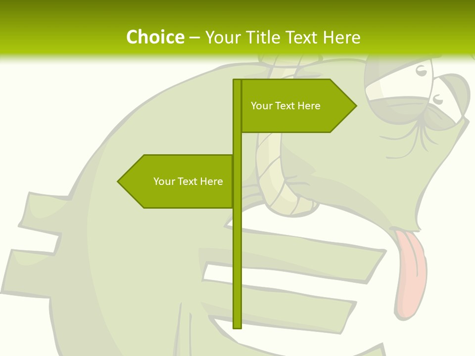 Rope Illustration Hang PowerPoint Template