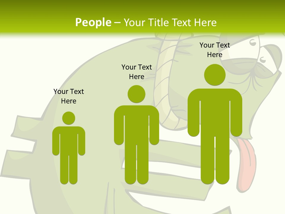 Rope Illustration Hang PowerPoint Template