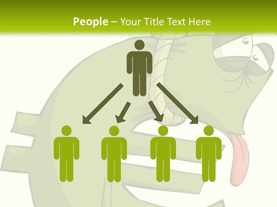 Rope Illustration Hang PowerPoint Template