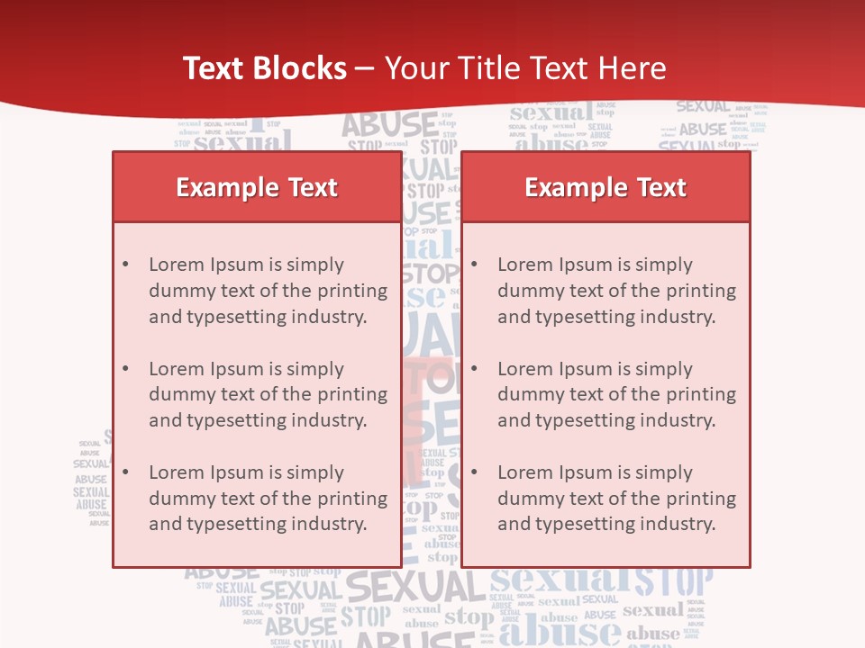 Element Direction Collage PowerPoint Template