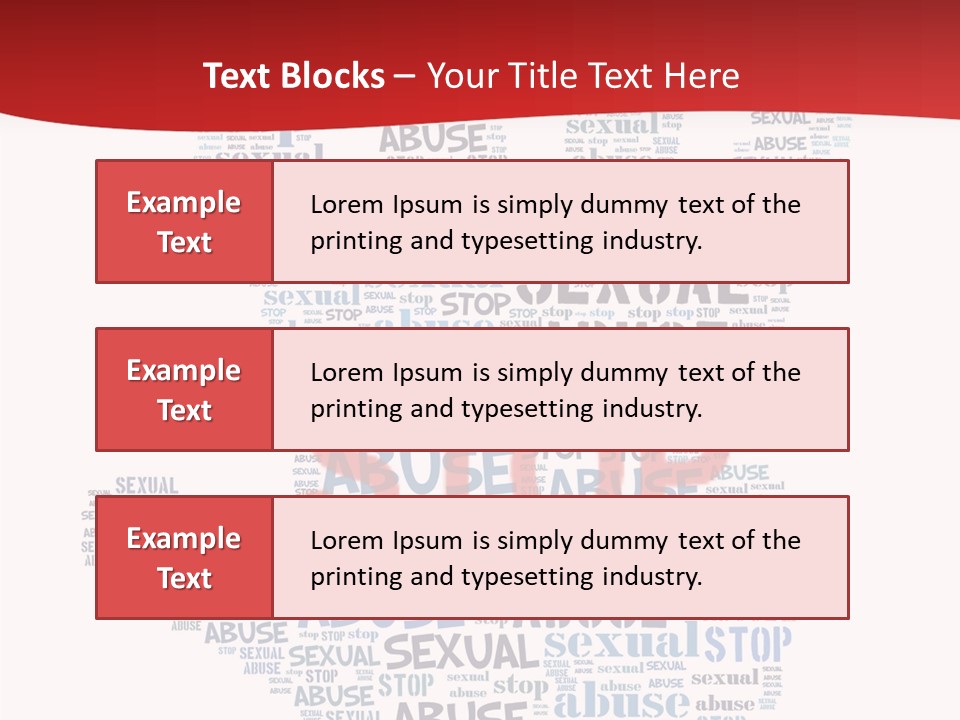 Element Direction Collage PowerPoint Template