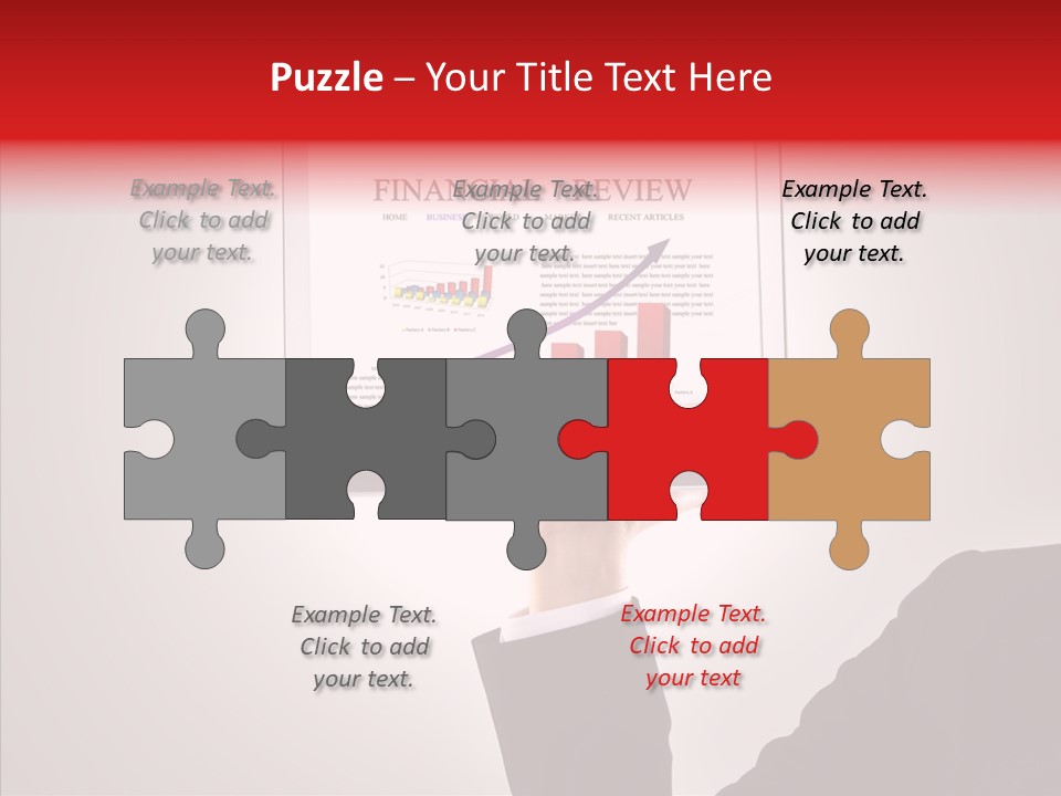 Saving Chart Business PowerPoint Template