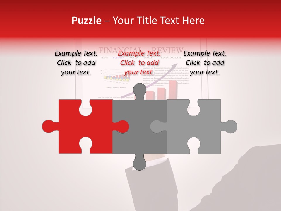 Saving Chart Business PowerPoint Template