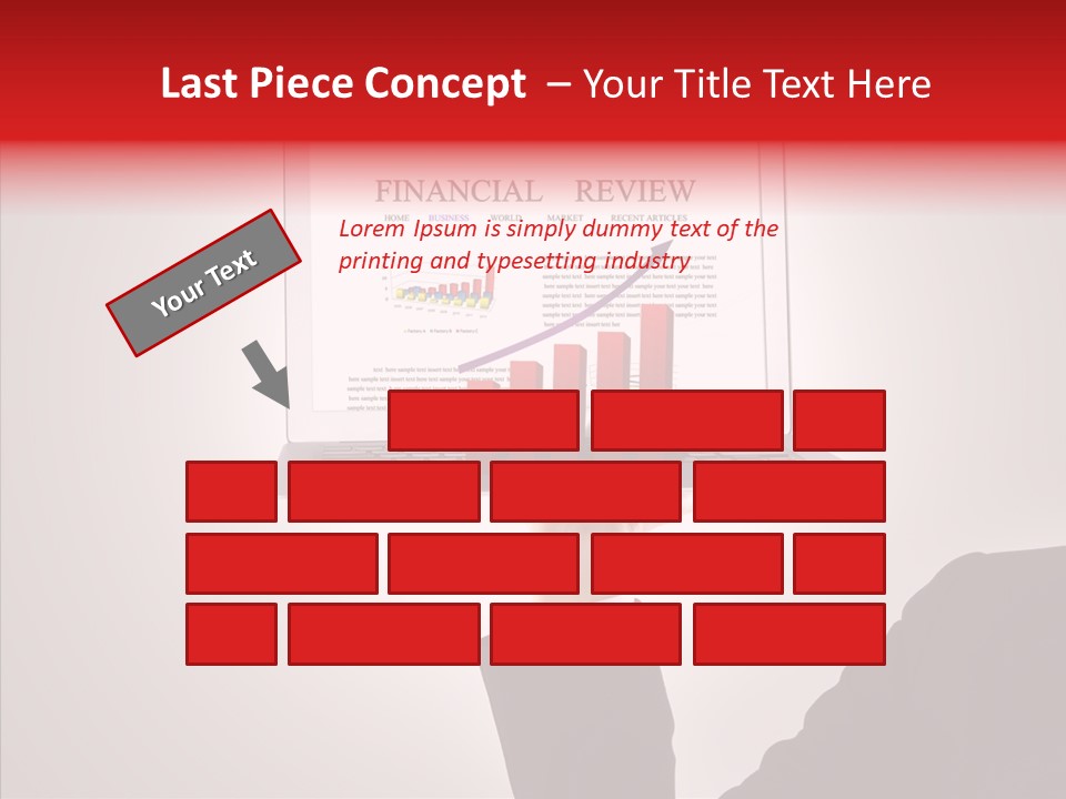 Saving Chart Business PowerPoint Template