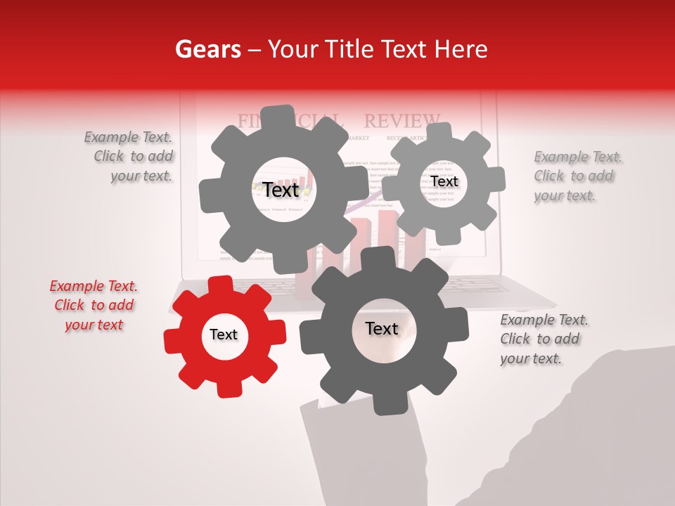 Saving Chart Business PowerPoint Template