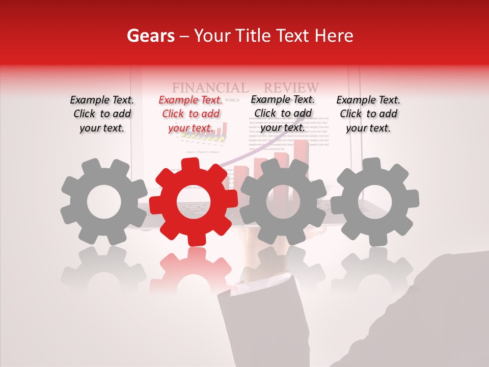 Saving Chart Business PowerPoint Template