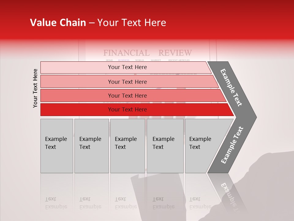 Saving Chart Business PowerPoint Template