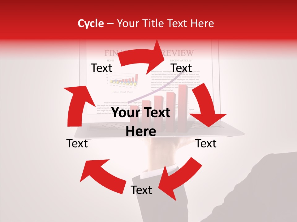 Saving Chart Business PowerPoint Template