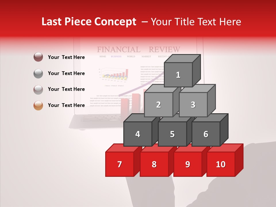 Saving Chart Business PowerPoint Template