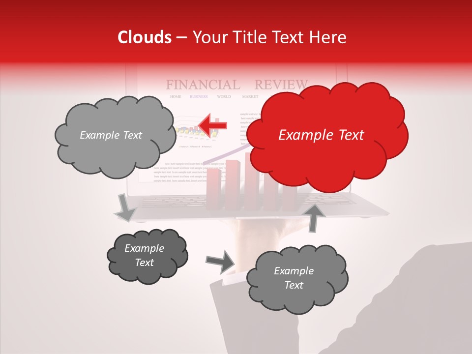Saving Chart Business PowerPoint Template