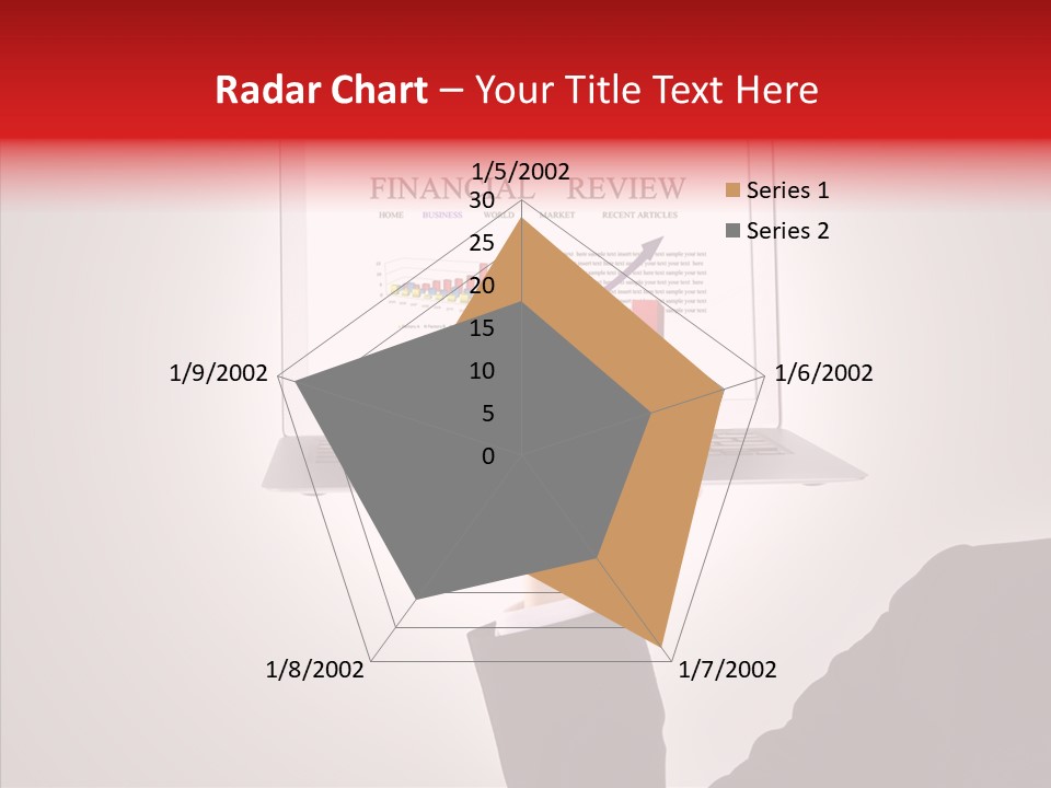 Saving Chart Business PowerPoint Template
