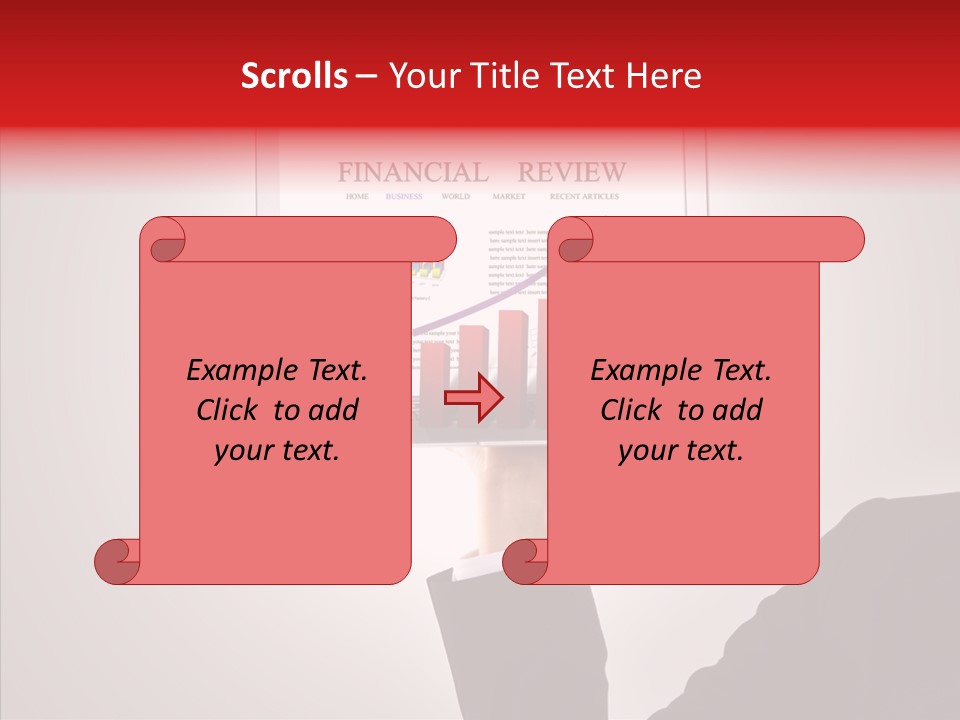 Saving Chart Business PowerPoint Template
