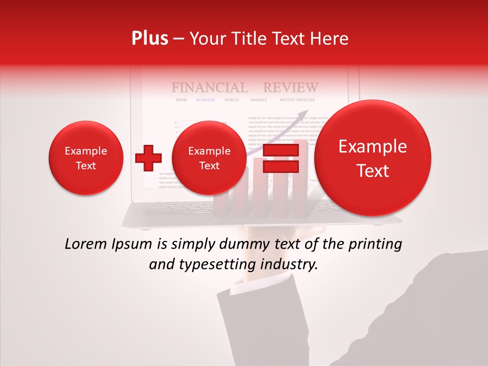 Saving Chart Business PowerPoint Template