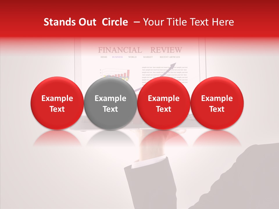 Saving Chart Business PowerPoint Template