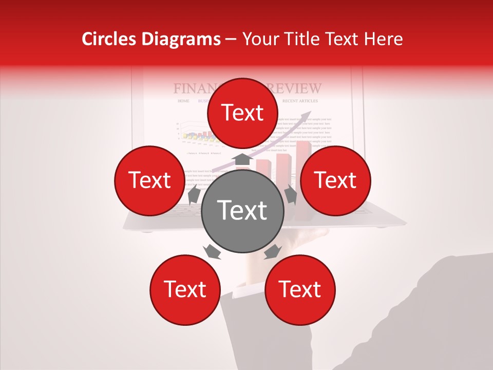 Saving Chart Business PowerPoint Template