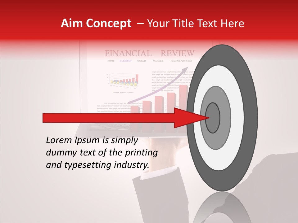Saving Chart Business PowerPoint Template