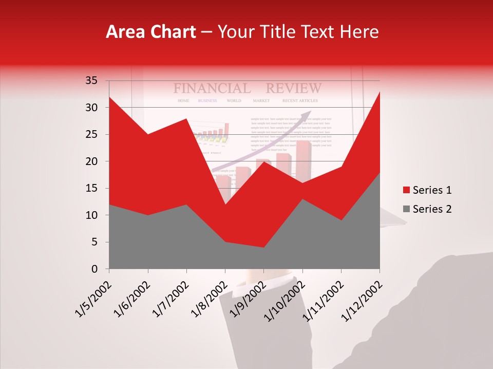 Saving Chart Business PowerPoint Template