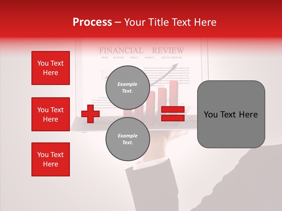 Saving Chart Business PowerPoint Template
