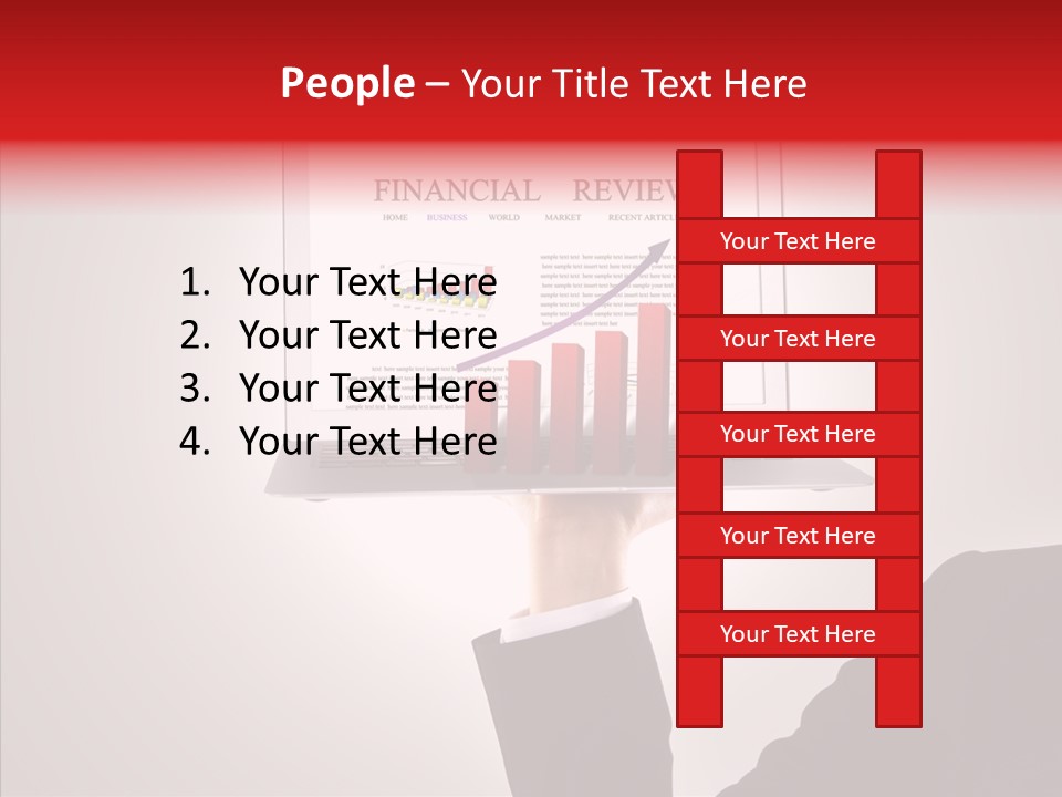 Saving Chart Business PowerPoint Template