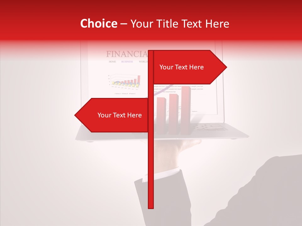 Saving Chart Business PowerPoint Template
