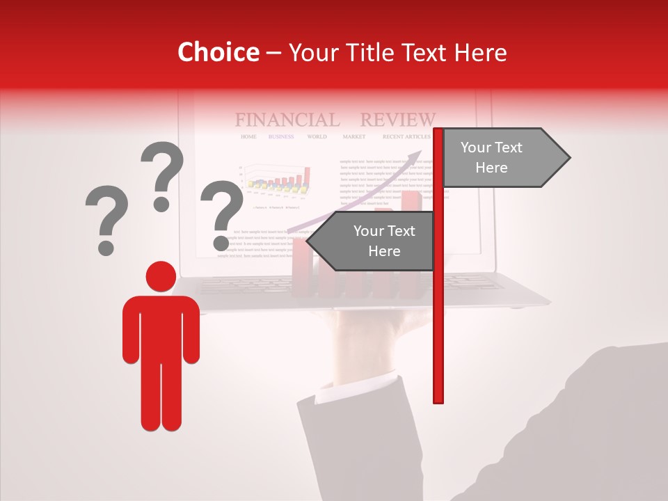 Saving Chart Business PowerPoint Template