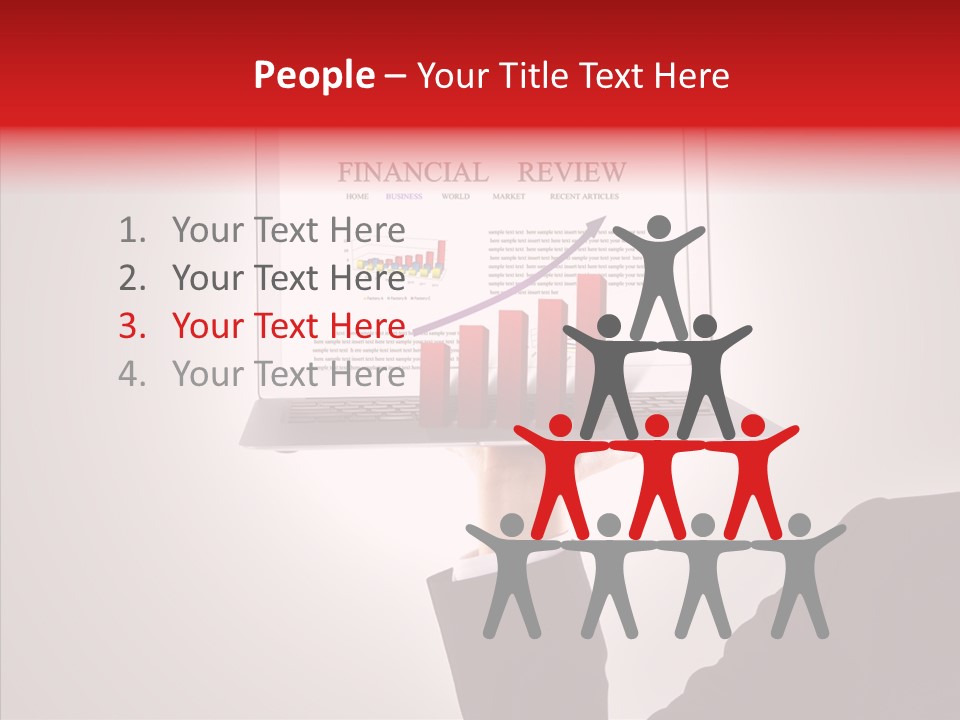 Saving Chart Business PowerPoint Template