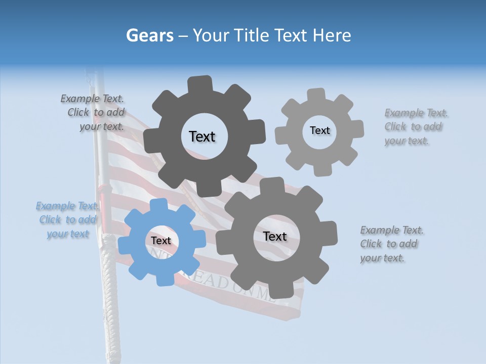 Red Blue Nautical PowerPoint Template