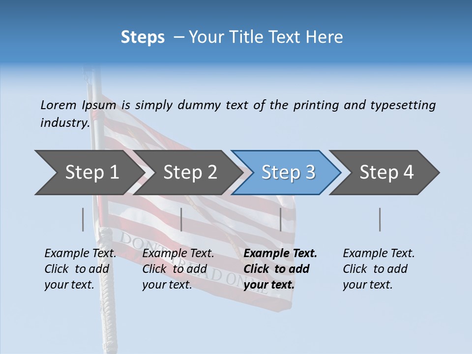 Red Blue Nautical PowerPoint Template