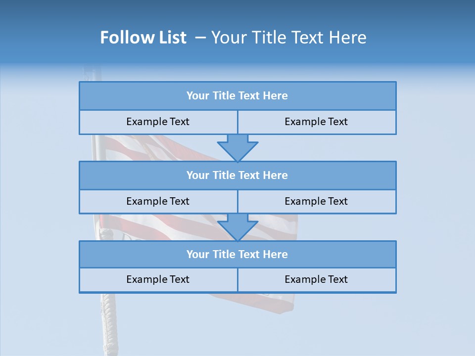 Red Blue Nautical PowerPoint Template