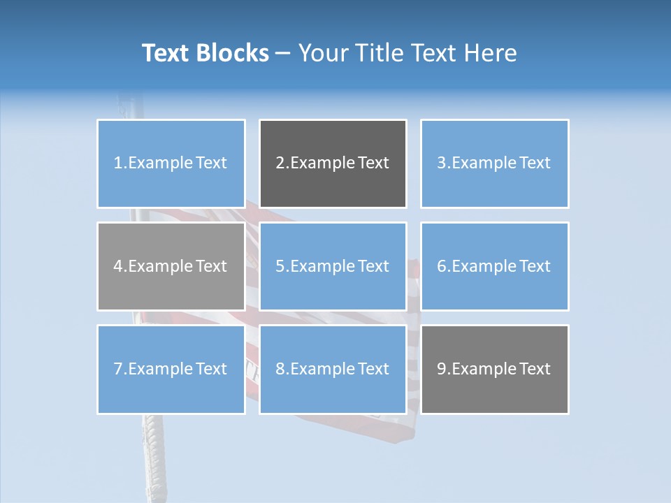 Red Blue Nautical PowerPoint Template