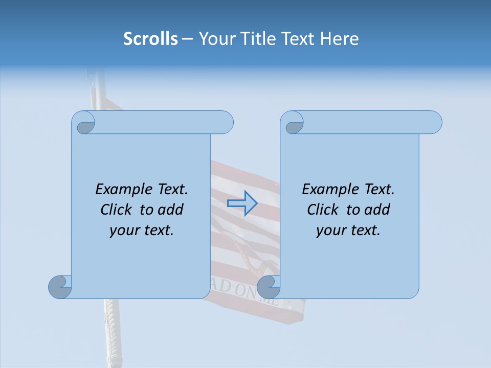 Red Blue Nautical PowerPoint Template