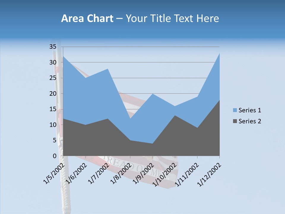 Red Blue Nautical PowerPoint Template