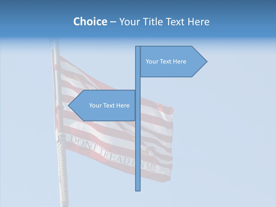 Red Blue Nautical PowerPoint Template